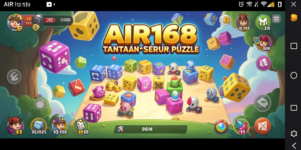 Tampilan gameplay <strong>AIR168</strong> dengan tantangan puzzle yang menarik dan seru.