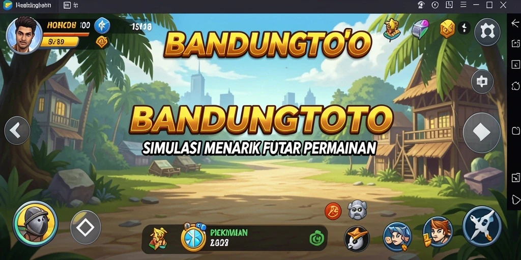 Tampilan gameplay BANDUNGTOTO dengan elemen simulasi yang menarik.