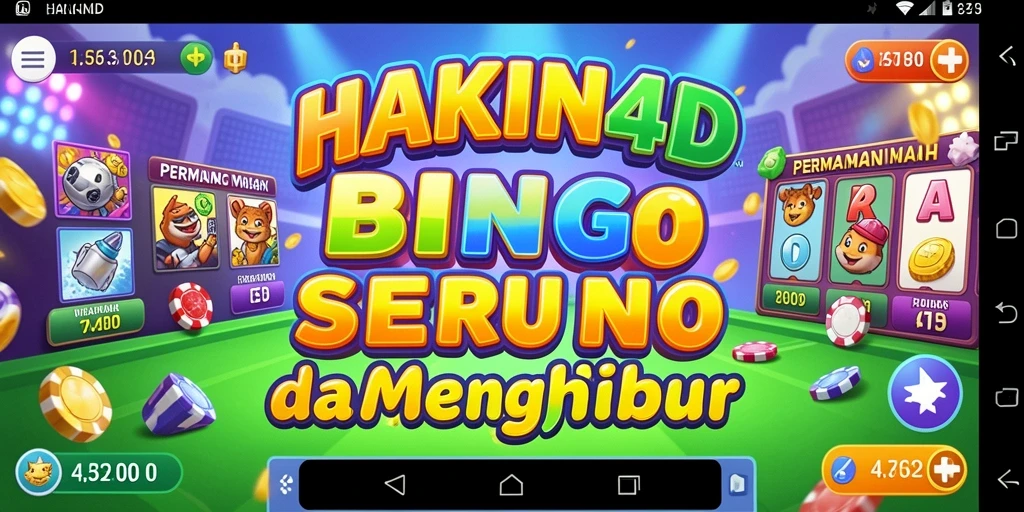Screenshot gameplay HAKIN4D menampilkan keseruan bermain Bingo.