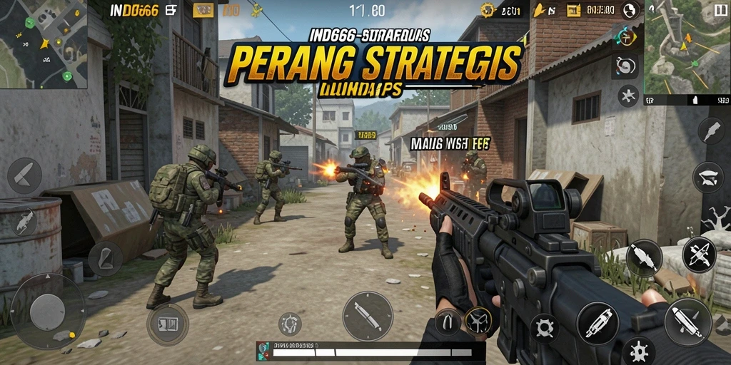 Screenshot menampilkan aksi seru dalam game FPS.
