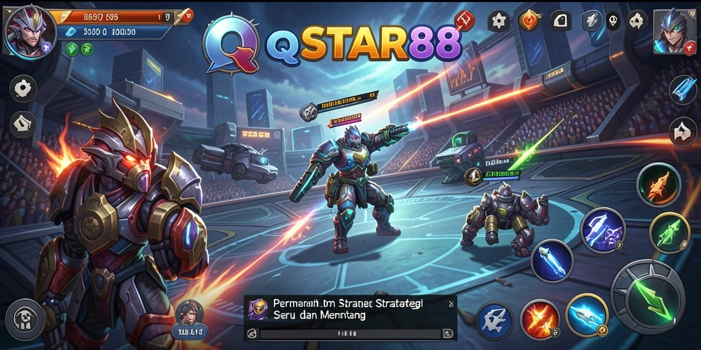 Tangkapan layar QQSTAR88 menunjukkan aksi strategis yang mendebarkan.