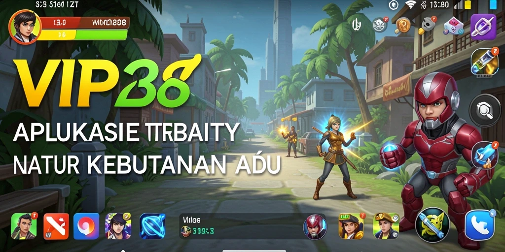Tampilan utama aplikasi VIP288 dengan fitur utility lengkap.