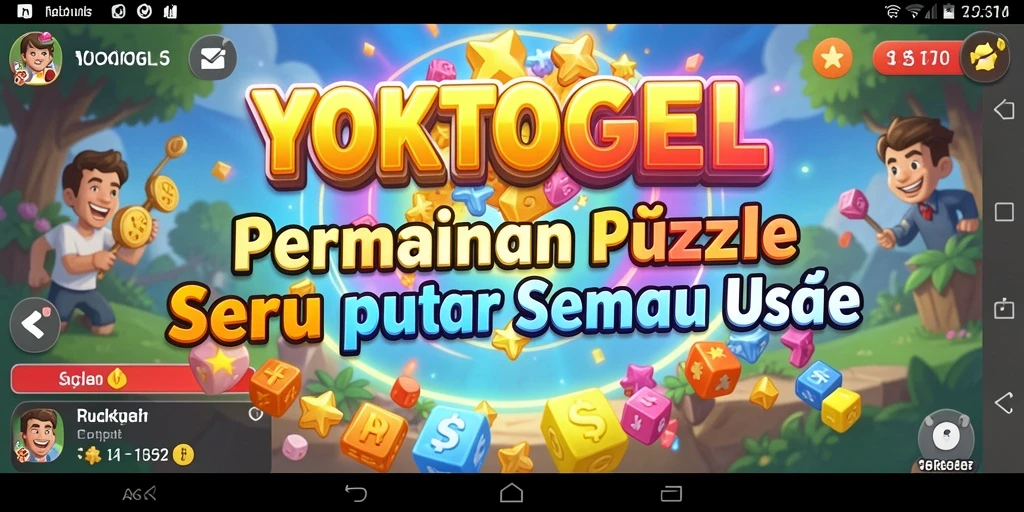 Screenshot gameplay YOKTOGEL menampilkan tantangan puzzle yang menarik.